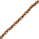 Hematite kralen facet 2mm Copper gold